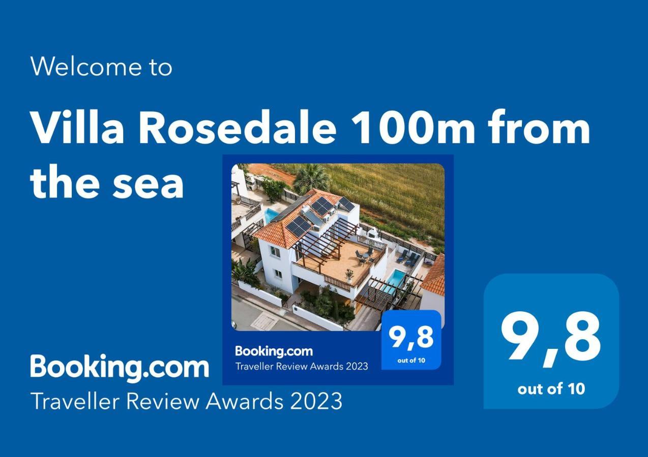 Villa Rosedale By Ezoria Villas Agia Napa Exterior foto